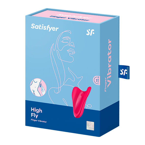 SATISFYER - HIGH FLY FUCHSIA FINGER VIBRATOR