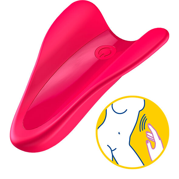 SATISFYER - HIGH FLY FUCHSIA FINGER VIBRATOR