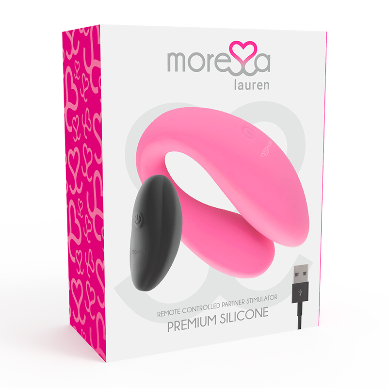 MORESSA - STIMULATEUR  TÉLÉCOMMANDE LAUREN POUR COUPLES