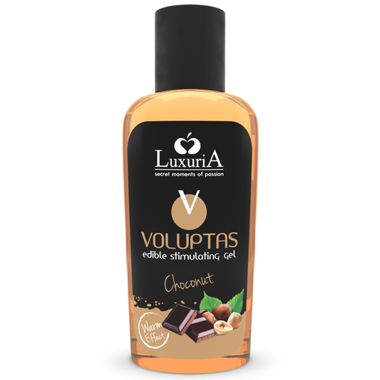 INTIMATELINE LUXURIA - VOLUPTAS GEL DE MASSAGE COMESTIBLE EFFET CHAUFFANT - CHOCONUT 100 ML