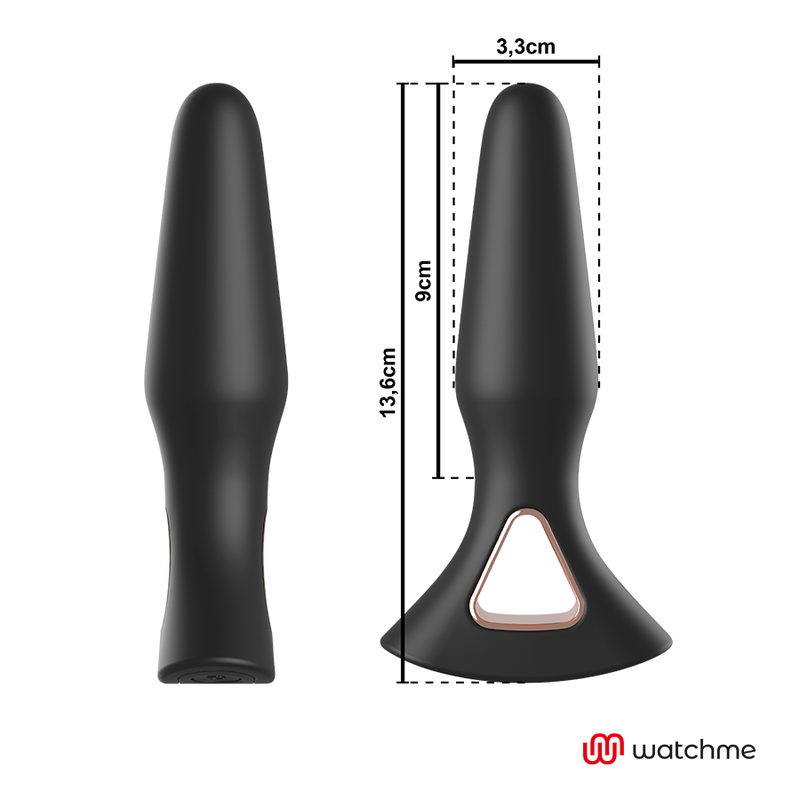 ANBIGUO - WATCHME VIBRADOR CONTROL REMOTO ALEXANDRU PLUG ANAL