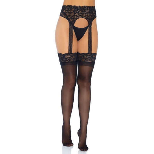 LEG AVENUE - BAS  JARRETELLES OPAQUE TAILLE UNIQUE