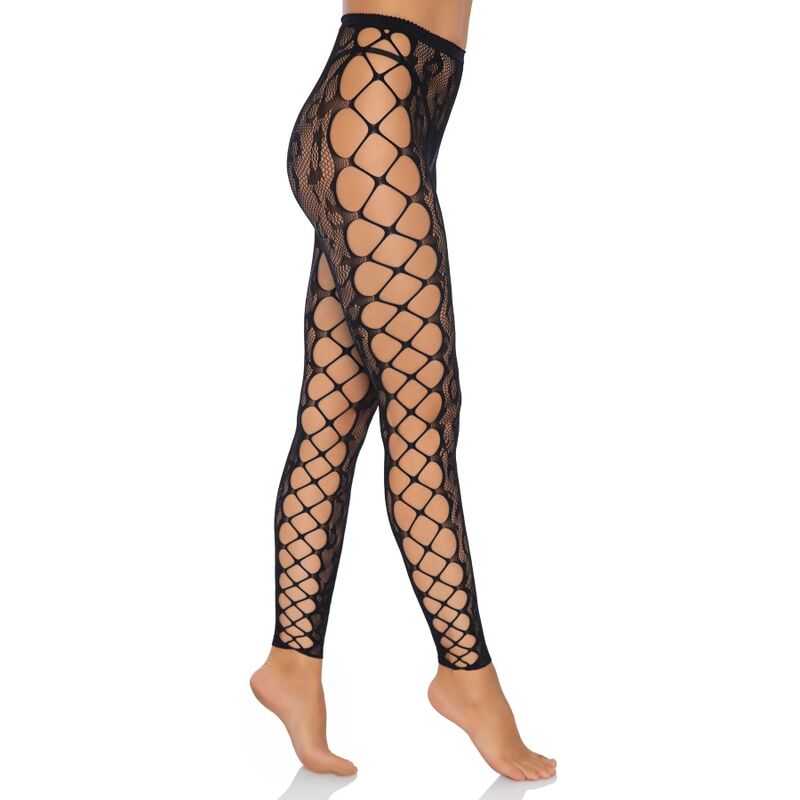 LEG AVENUE - FOOTLESS TIGHTS ONE SIZE