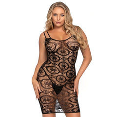 LEG AVENUE - VESTIDO A CROCHET MARGARITA TALLA ÚNICA