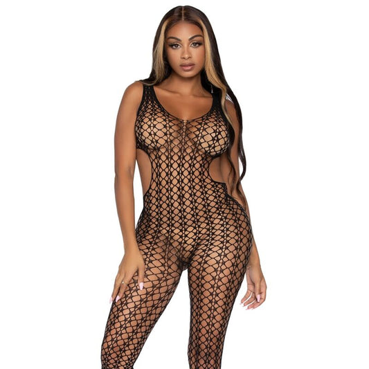 LEG AVENUE - MESH BODYSTOCKING ONE SIZE