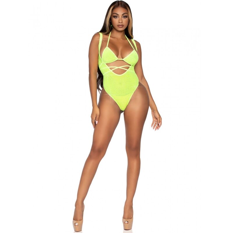 LEG AVENUE - BIKINI TOP AND BODYSUIT ONE SIZE