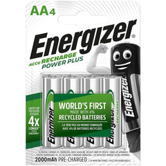 ENERGIZER - AA4 RECHARGEABLE BATTERIES BLISTER 4