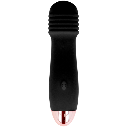 DOLCE VITA - VIBRATEUR RECHARGEABLE TROIS NOIR 7 VITESSES