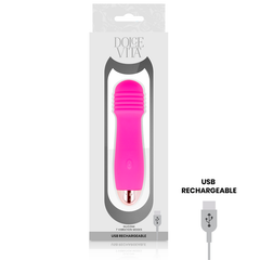 DOLCE VITA - TRES VIBRADOR RECARGABLE ROSA 7 VELOCIDADES