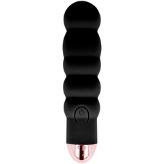 DOLCE VITA - SIX VIBRADOR RECARGABLE NEGRO 7 VELOCIDADES