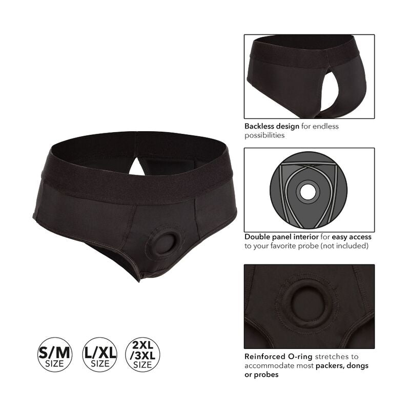 CALEXOTICS - BOUNDLESS BACKLESS BRIEFS XXL/XXXL