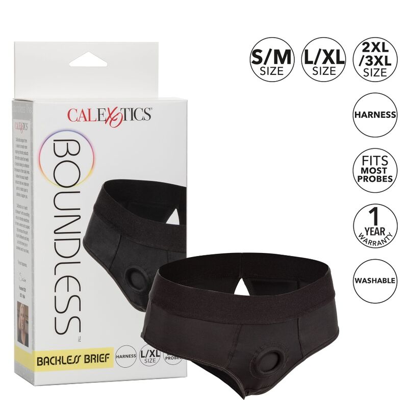 CALEXOTICS - BOUNDLESS BACKLESS BRIEFS XXL/XXXL