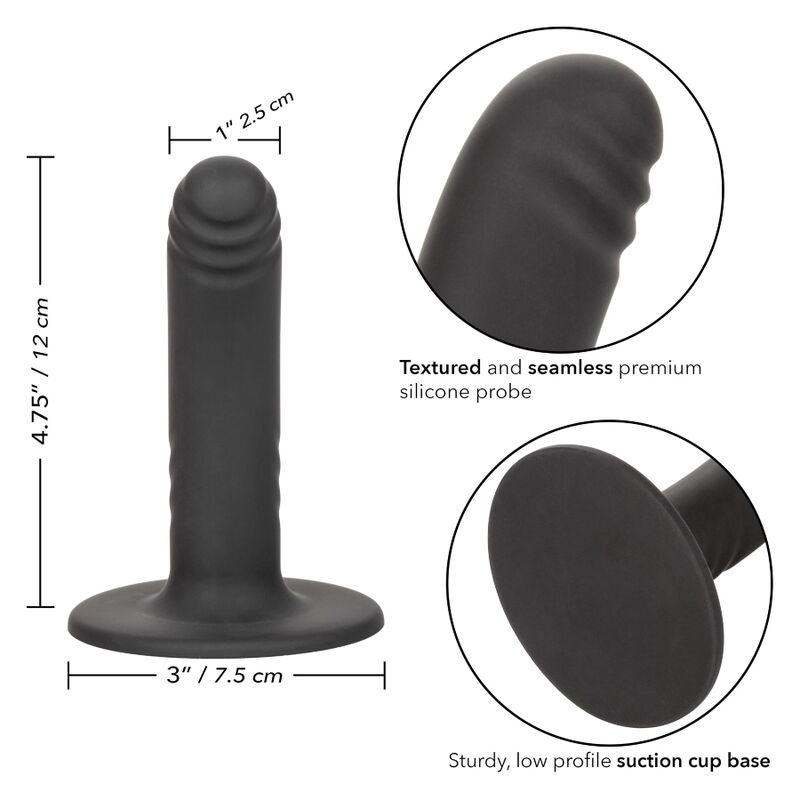 CALEXOTICS - DILDO SIN LÍMITES DE 12 CM COMPATIBLE CON ARNÉS