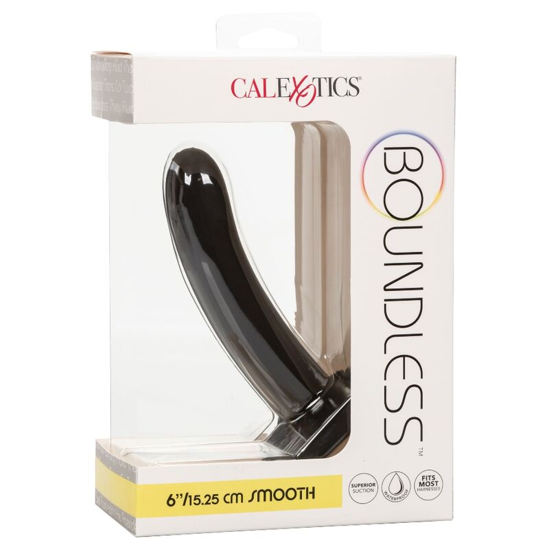 CALEXOTICS - BOUNDLESS DILDO 15.25 CM COMPATIBLE SMOOTH HARNESS