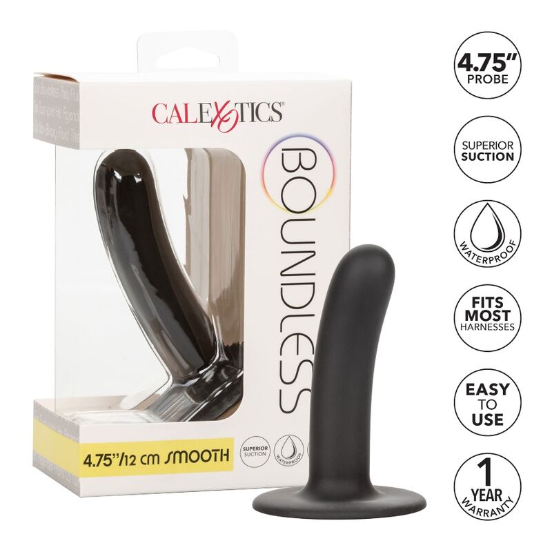 CALEXOTICS - BOUNDLESS DILDO 12 CM COMPATIBLE SMOOTH HARNESS