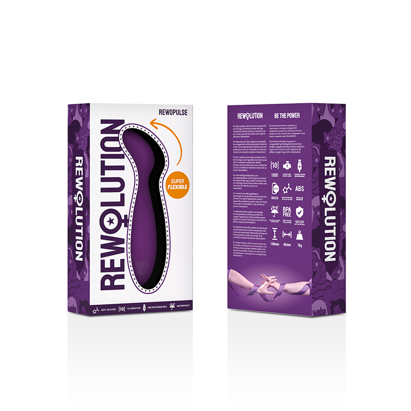 REWOLUTION - VIBRADOR ESTIMULADOR DEL PUNTO G FLEXIBLE REWOPULSE