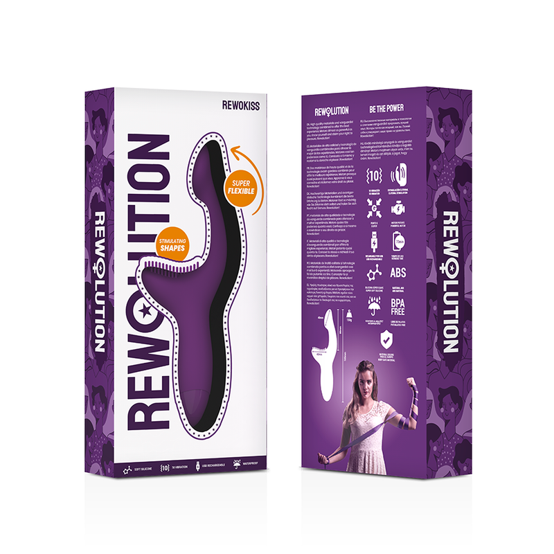 REWOLUTION - ESTIMULADOR DE PUNTO VIBRADOR REWOKISS