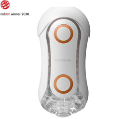 TENGA - MASTURBADOR FLIP ORB STRONG CRASH BLANCO Y NARANJA