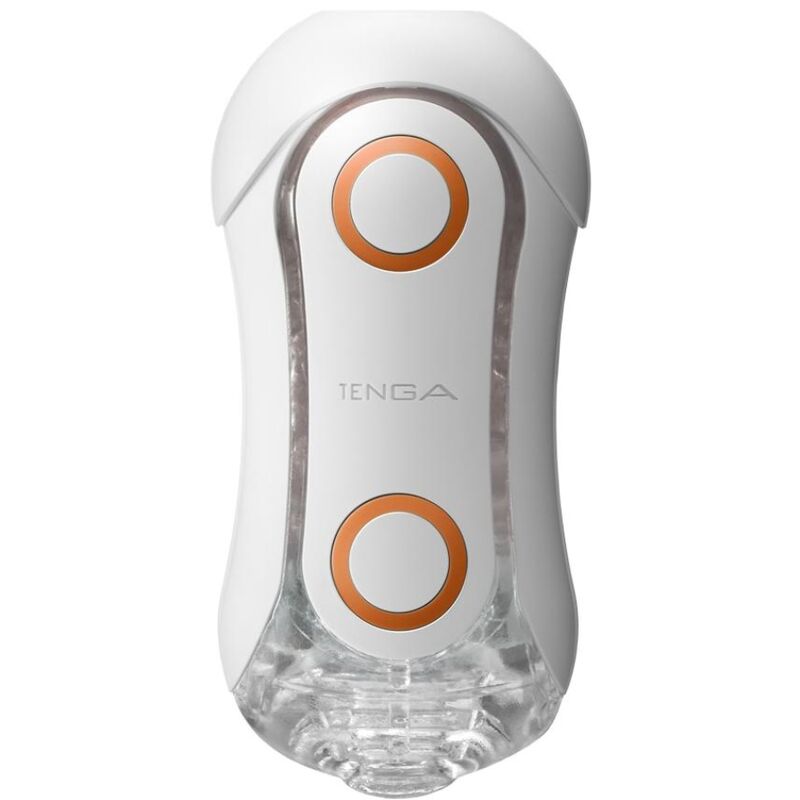 TENGA - MASTURBADOR FLIP ORB STRONG CRASH BLANCO Y NARANJA