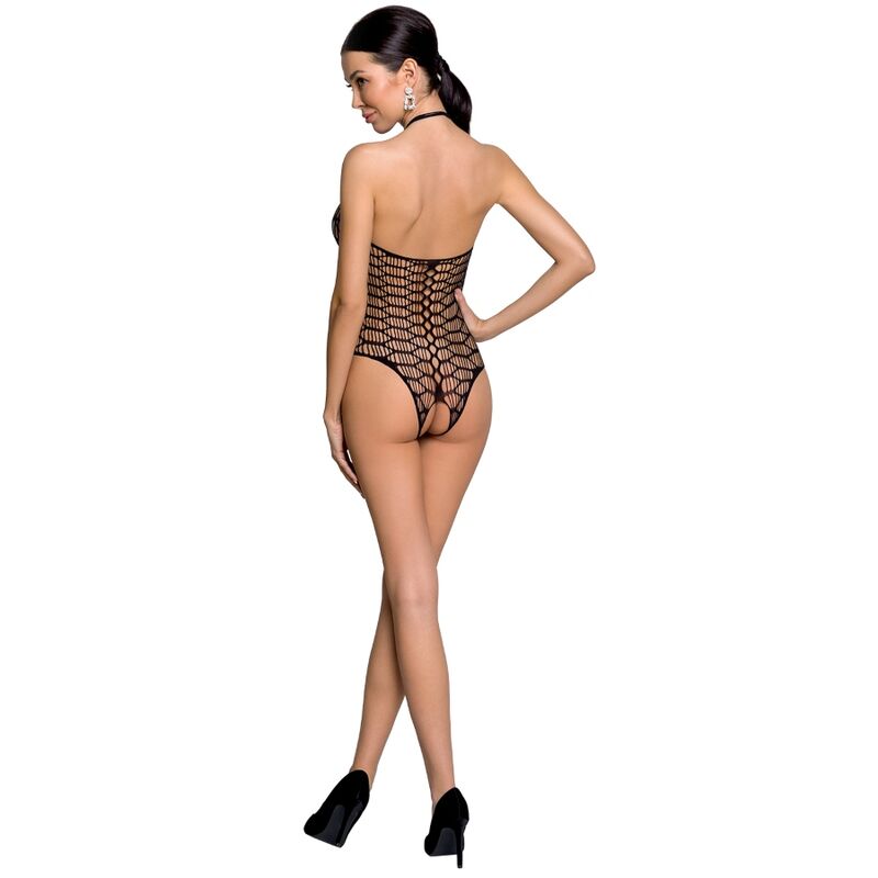 PASSION - BODYSTOCKING NEGRO MUJER BS087 TALLA ÚNICA