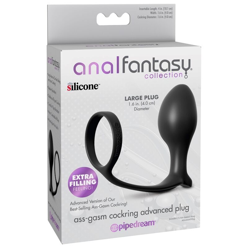 ANAL FANTASY - ANILLO DE COLECCIÓN AVANZADA ASS-GASM CON PLUG ANAL