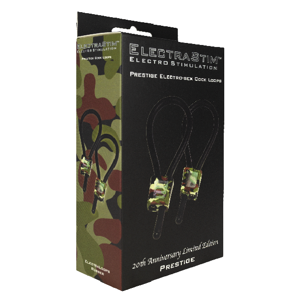 ELECTRASTIM - PRESTIGE ELECTRALOOPS CAMOUFLAGE ADJUSTABLE PENILE RINGS