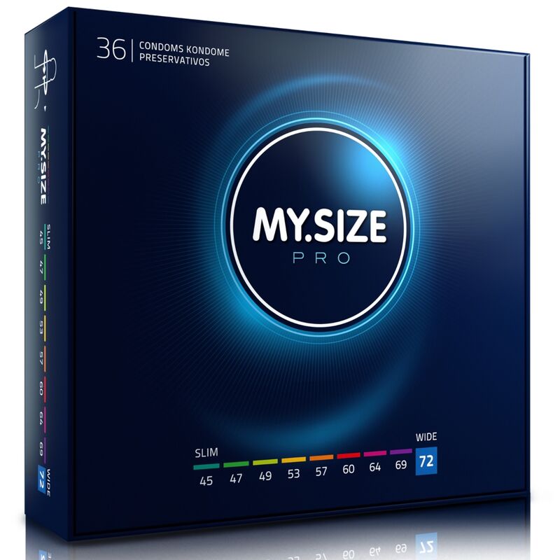 MY SIZE - PRO CONDOMS 72 MM 36 UNITS