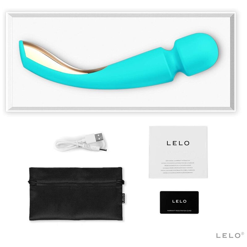 LELO - MASAJEADOR SMART MEDIUM WAND 2 AQUA
