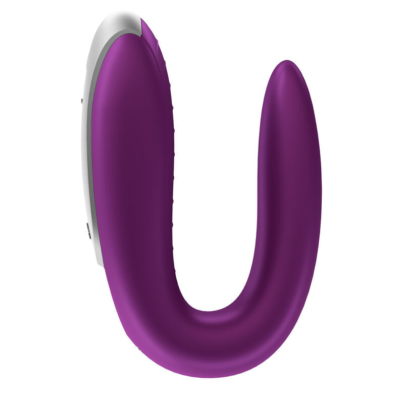 SATISFYER - VIBRADOR DOBLE FUN PARTNER MORADO