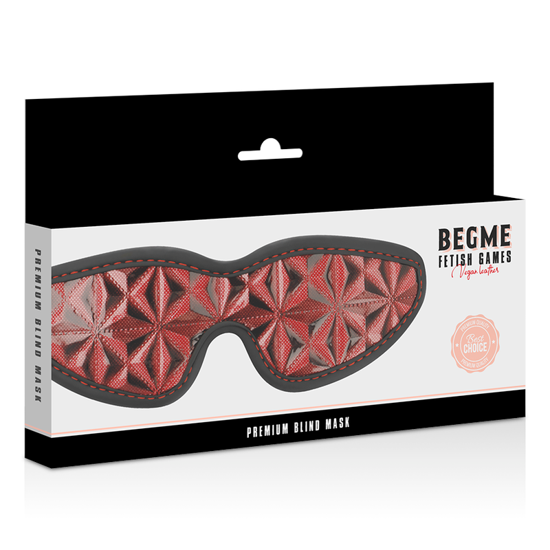 BEGME - MASCARILLA CIEGA PREMIUM EDICIÓN ROJA CON FORRO DE NEOPRENO