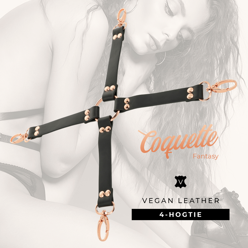 COQUETTE CHIC DESIRE - CORBATA DE CERDO FANCY DE CUERO VEGETAL