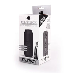 ALL BLACK - ENERGY MASTURBATOR