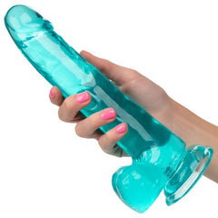 CALEXOTICS - DILDO AZUL TAMAÑO QUEEN 20.3 CM