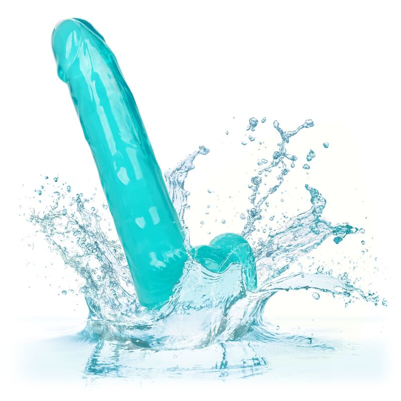 CALEXOTICS - DILDO AZUL TAMAÑO QUEEN 20.3 CM