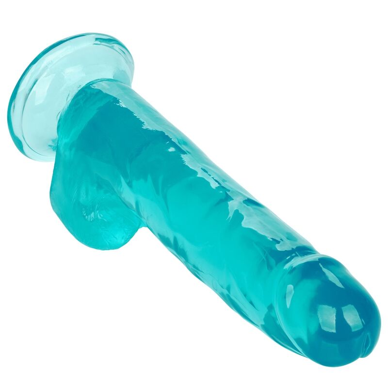 CALEXOTICS - DILDO AZUL TAMAÑO QUEEN 20.3 CM