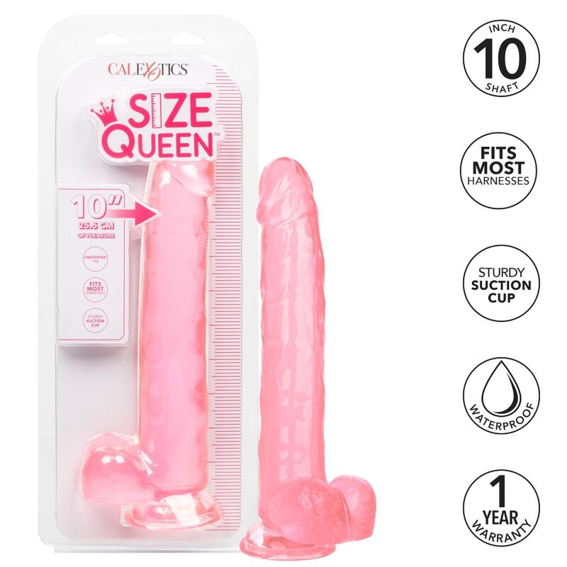 CALEXOTICS - QUEEN SIZE PINK DILDO 25.5 CM