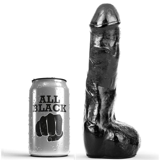 ALL BLACK - REALISTIC ANAL PENE 20 CM