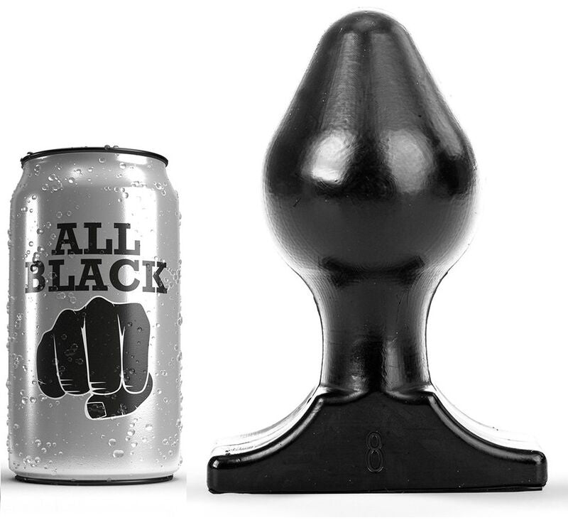 ALL BLACK - PLUG ANAL 16X8 CM