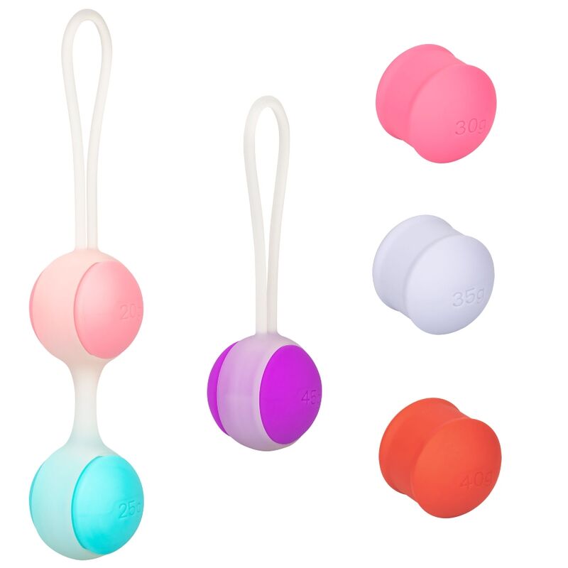 CALEXOTICS - ELLE-OLOGIE ENSEMBLE BOLAS KEGEL INTERCAMBIABLES