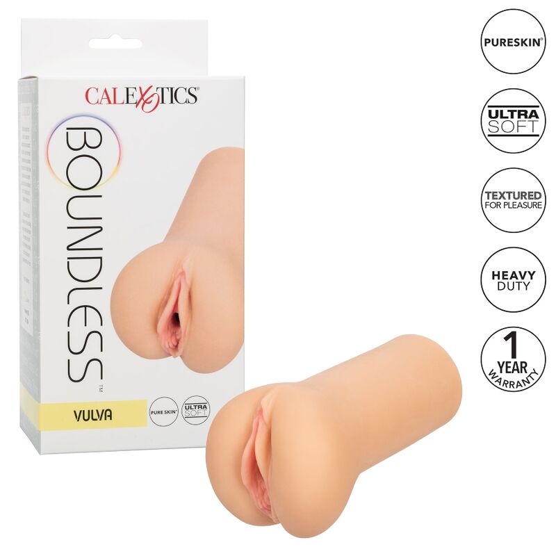 CALEXOTICS - BOUNDLESS VULVA STROKER - LIGHT SKIN