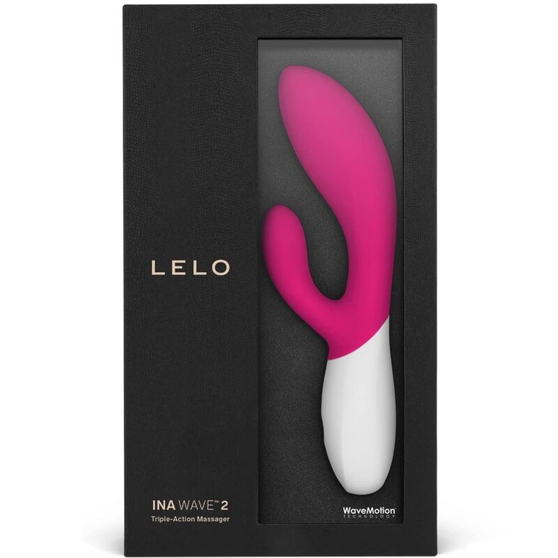 LELO - INA WAVE 2 VBRADOR LUXE MOVIMIENTO ESPECIAL CEREZA