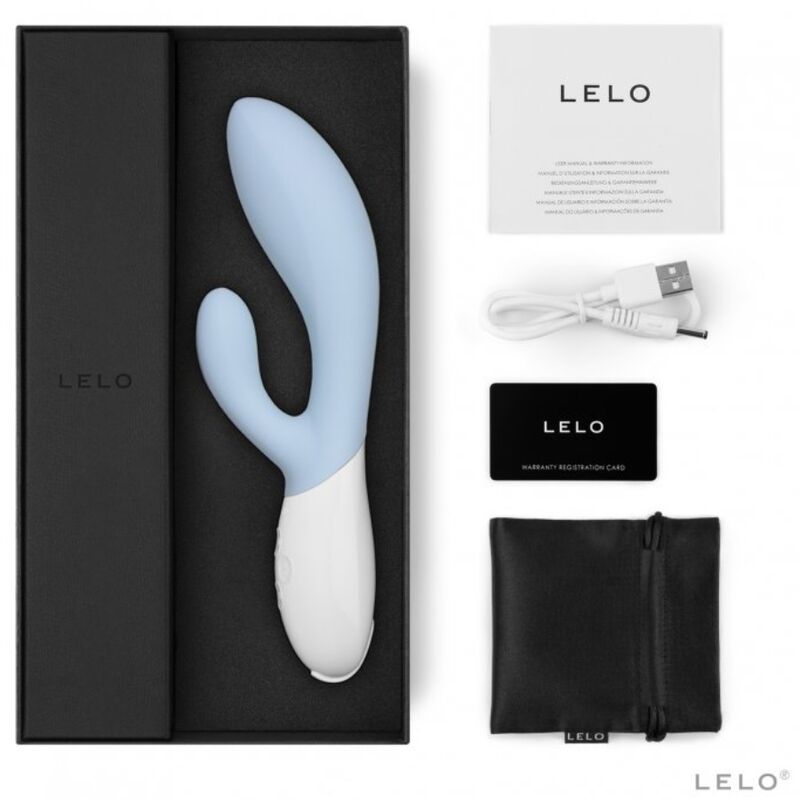 LELO - VIBRADOR DE LUJO INA 3 CELESTE