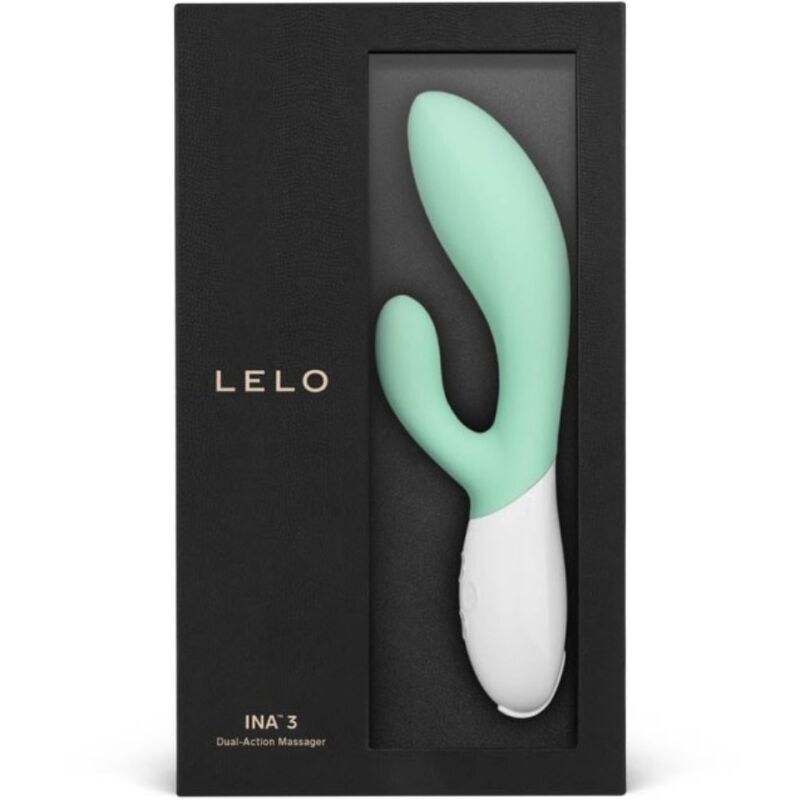 LELO - INA 3 LUXURY VIBRADOR CONEJO VERDE CON ALGAS