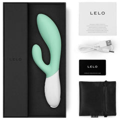 LELO - INA 3 LUXURY VIBRADOR CONEJO VERDE CON ALGAS