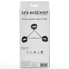 SEX &amp; MICHIEF - SHADOW SPARKLE COLLAR AND CUFFS