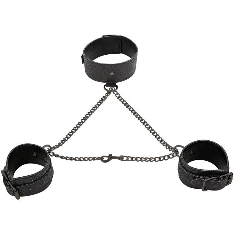 SEX &amp; MICHIEF - SHADOW SPARKLE COLLAR AND CUFFS