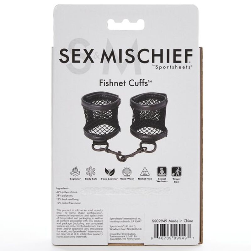 SEX &amp; MICHIEF - MESH CUFFS