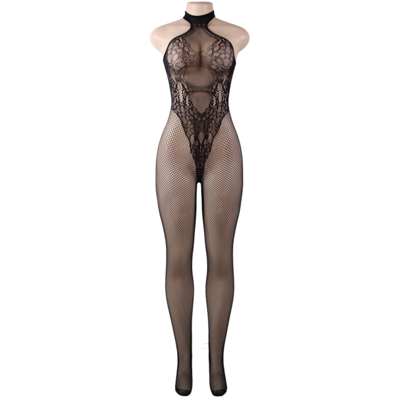 QUEEN LINGERIE - BACKLESS BODYSTOCKING S/L