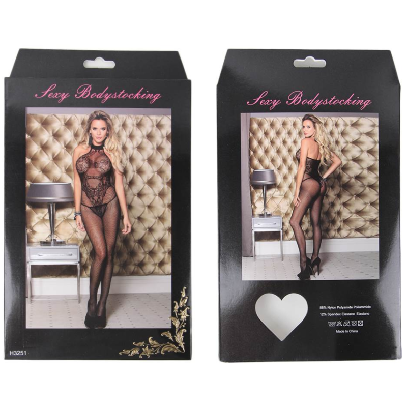 QUEEN LINGERIE - BACKLESS BODYSTOCKING S/L