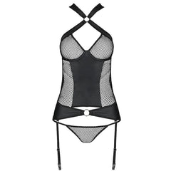 PASSION - AMANDA ECO-LEATHER CORSET S/M